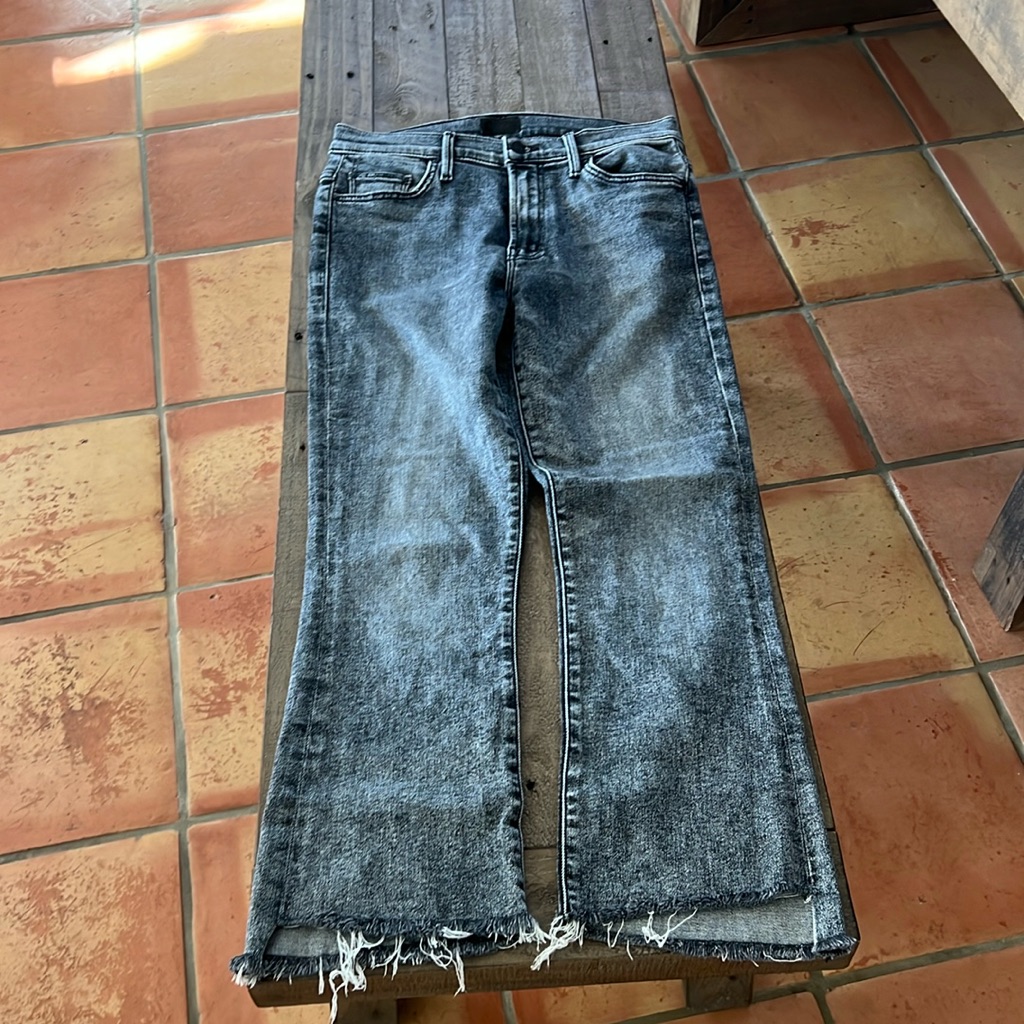 Mother Gray Ankle & Cropped Jeans
